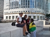 Mentees admire canary wharf after Goal setting event