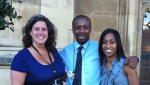 Heidi Alexander, Trevor Cole and Leila Thomas at House of Commons