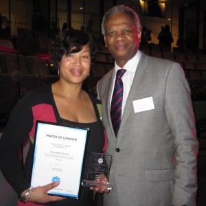 Charmaine Charles and Richard Taylor at Team London Awards