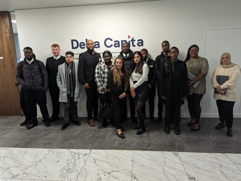 Urban Synergy Corporate Insight Day at Delta Capita with Christ the King students