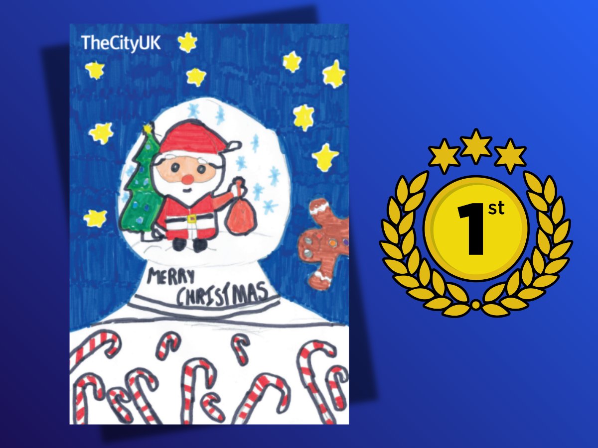 TheCityUK Christmas Card Competition winning design
